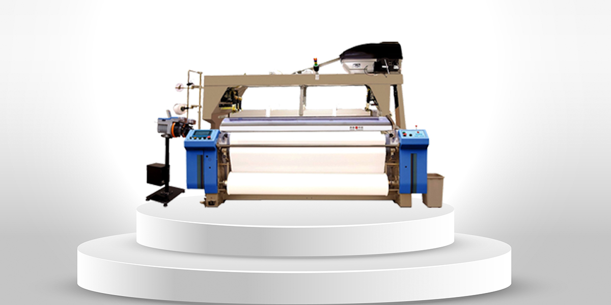 Here is the image of the best water jet looms machine which is manufactured by the best Yarn weaving looms machine manufacturer in India Paramount Looms